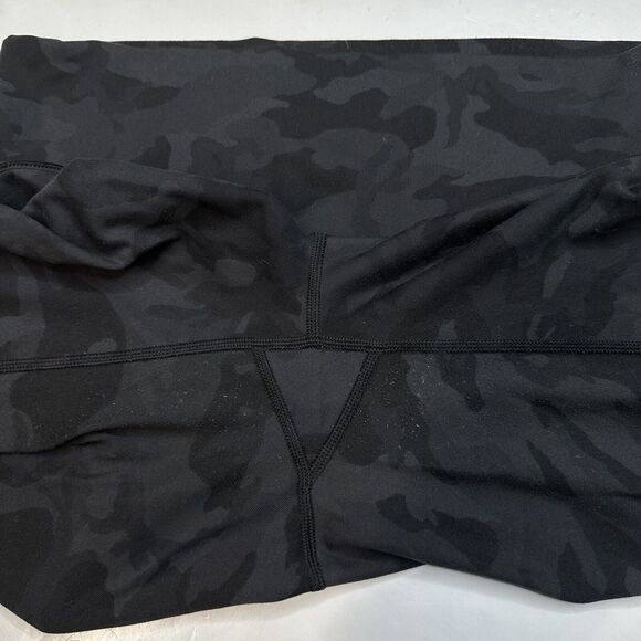 Lululemon Wunder Under High Rise Tight 25" Sz 10 Black/Gray Camo Crop Legging - Picture 12 of 12